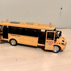 Throwback toy school bus.